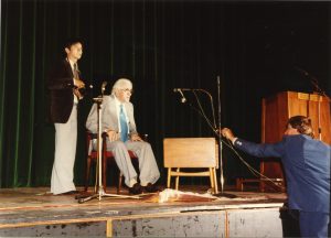 Martinus sit sidste foredrag ved sin 90 års fødselsdag i Falkoner Center august 1980