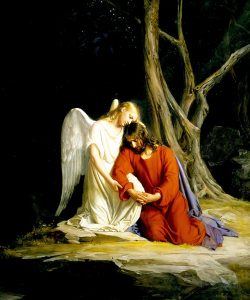 Jesus i Getsemane have. Carl Bloch (1834-1890)
